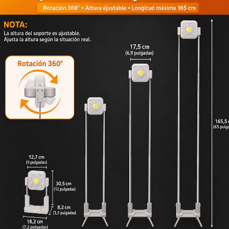 LAMPARA SOLAR EXTENSIBLE AV47952
